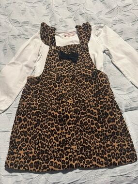 Sincerely Jules Leopard Overall Dress